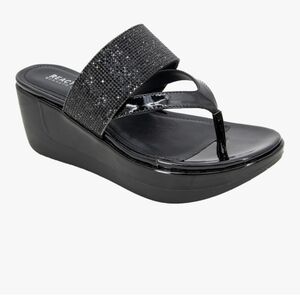 Kenneth Cole REACTION Women's Pepea Cross Jwl Wedge Sandal